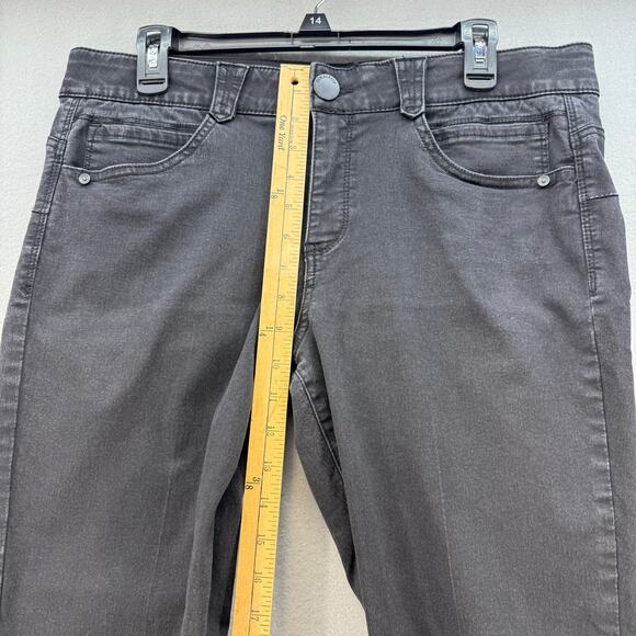 Democracy Jeans Women's 14 Black Denim Straight (Ab)solution High Rise Normcore - Picture 10 of 12